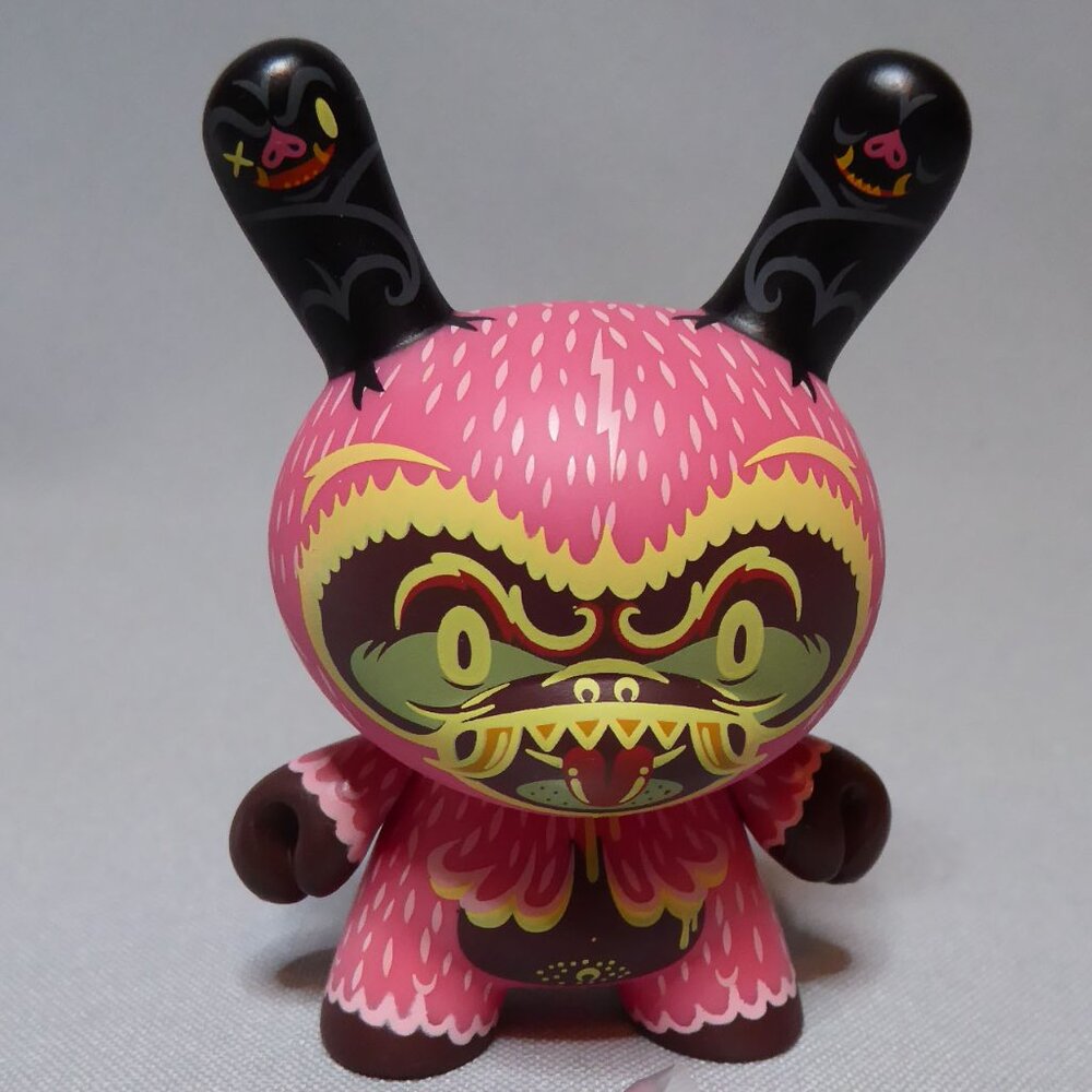 2009 3” KIDROBOT ENDANGERED DUNNY FEAR KRONK DESIGNER ART URBAN VINYL FIGURE - Picture 2 of 10